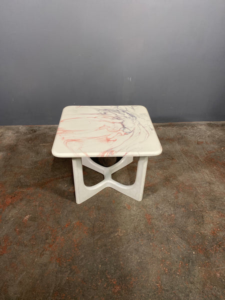 20th Century Marmorino Italian Side Table
