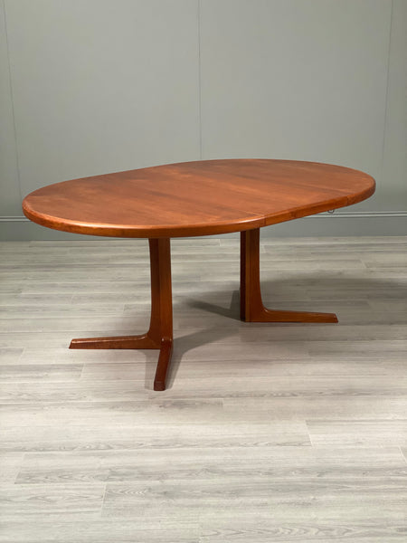 Large Teak Danish Dining Table By Svend A. Madsen