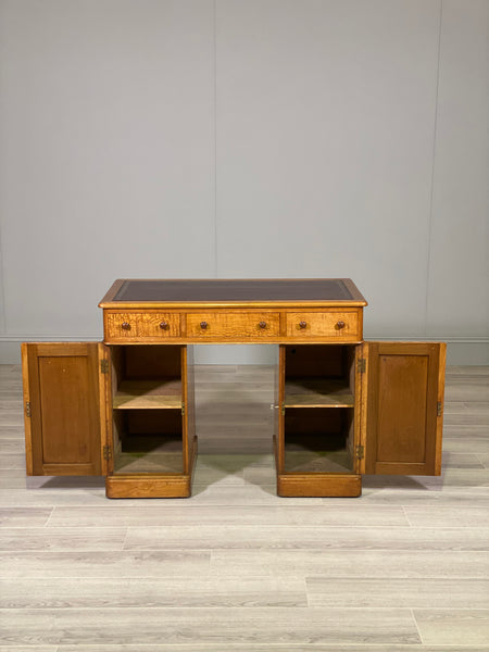 Small Edwardian Ash Writing Desk