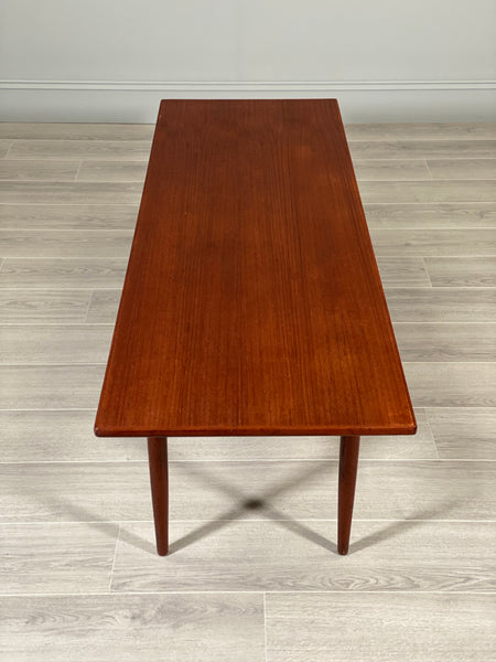 Large Danish Teak Coffee Table