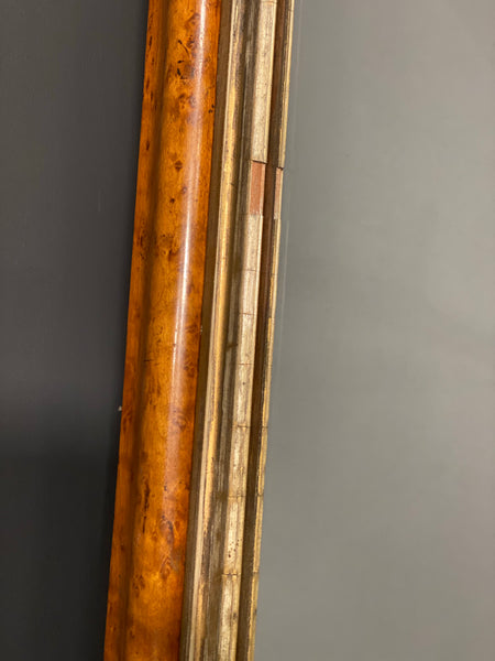Large Early 20th Century Birds Eye Maple Mirror