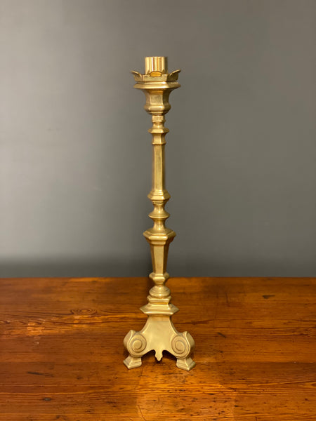 Vintage Large Church Altar Brass Candlestick