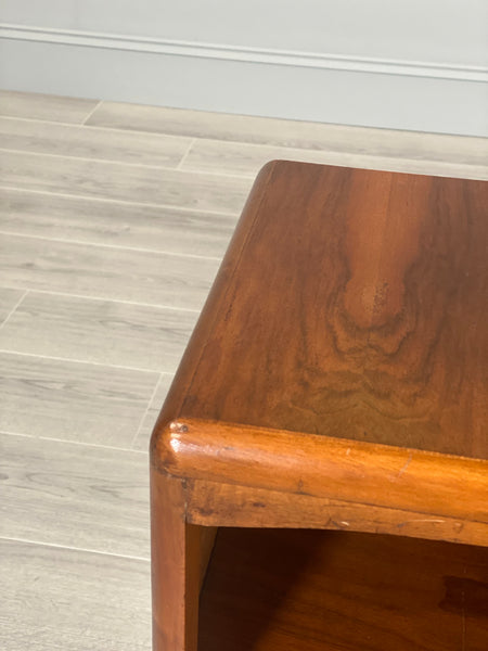 Pair of Art Deco Walnut Bedside Cabinets