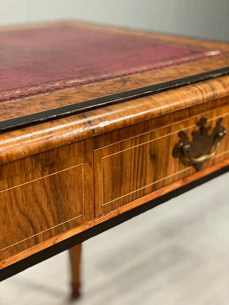 19th Century Burr Walnut Writing Desk