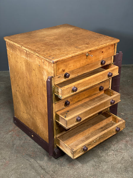 Victorian Wellington Pine Collectors Cabinet