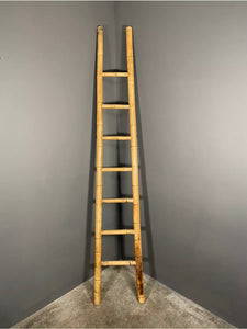 Mid 20th Century French Bamboo Ladder