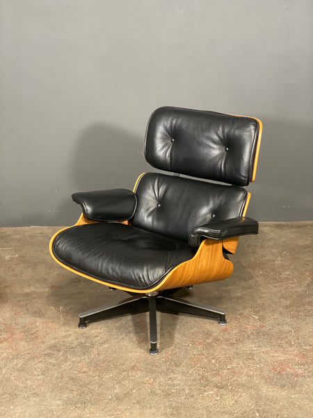 A Charles Eames Style Lounge Chair & Ottoman
