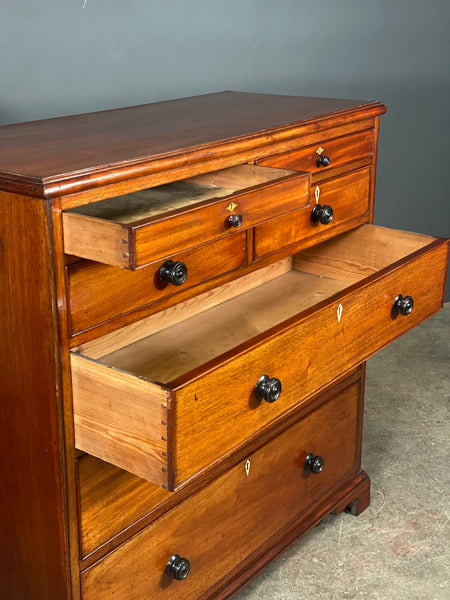 Large 19th Century Mahogany Chest Of Drawers
