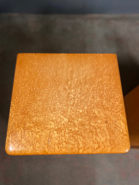 Pair Of Birds Eye Maple Bedside Cabinets By Austinsuite