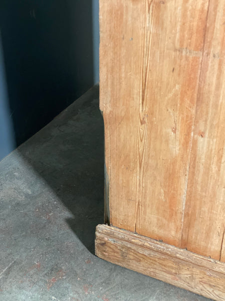 Large Victorian Pine School Housekeepers Cupboard