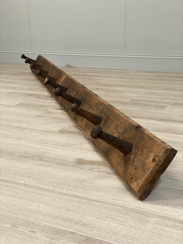 Large 19th Century Stable Tack Coat Rack