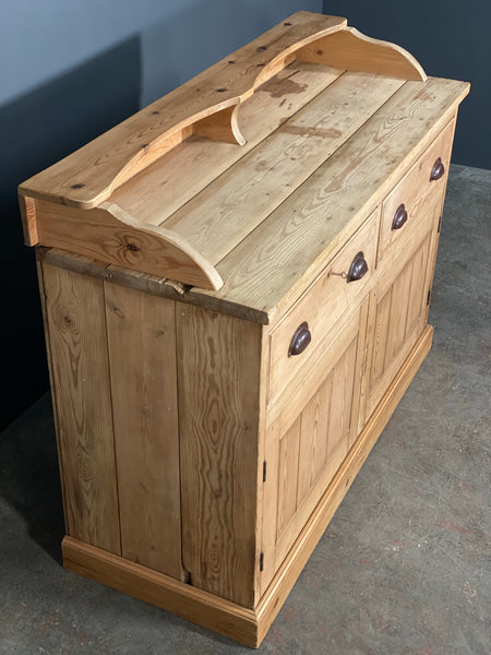 Antique Pine Sideboard Server