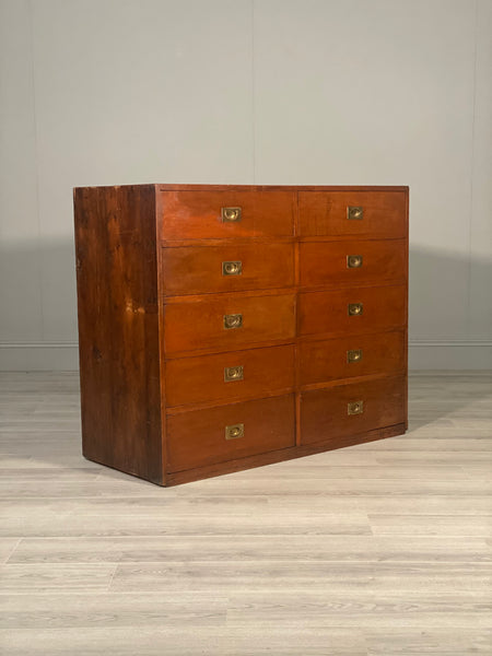 Large 19th Century Bank Of Drawers