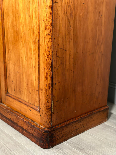 19th Century Fitted Pine Wardrobe