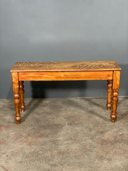19th Century Satin Birch Scottish Console Table