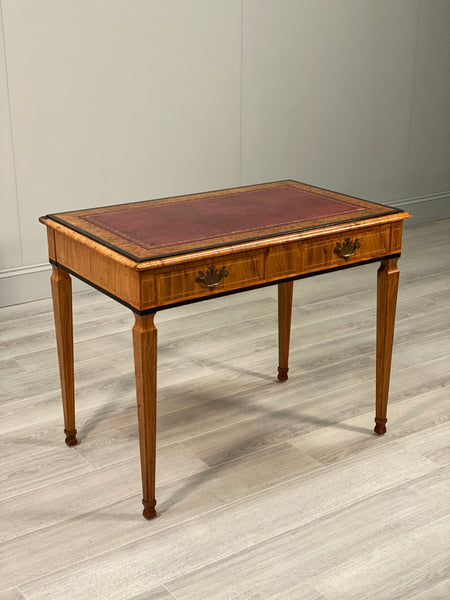 19th Century Burr Walnut Writing Desk