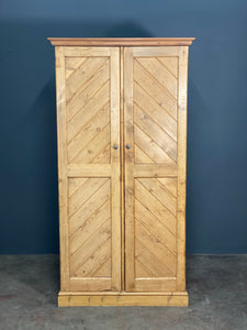Victorian Pine School Housekeepers Cupboard
