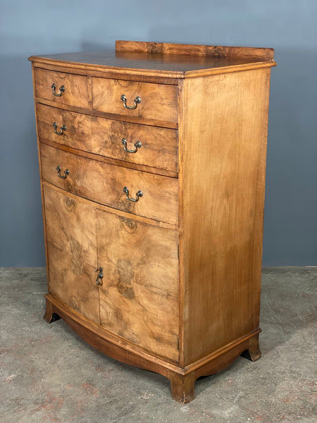Early 20th Century Burr Walnut Chest Of Drawers