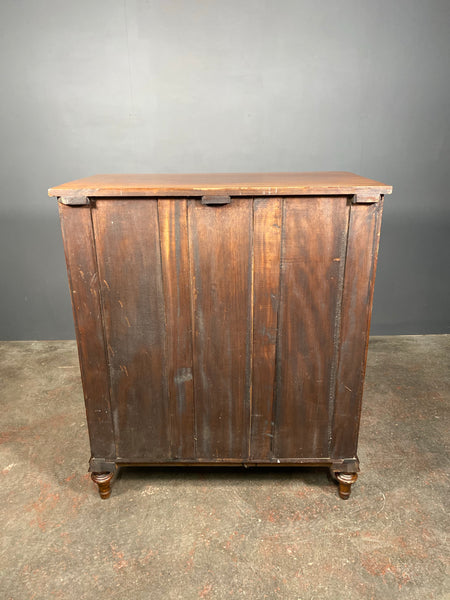Antique Edwardian Mahogany Chest Of Drawers