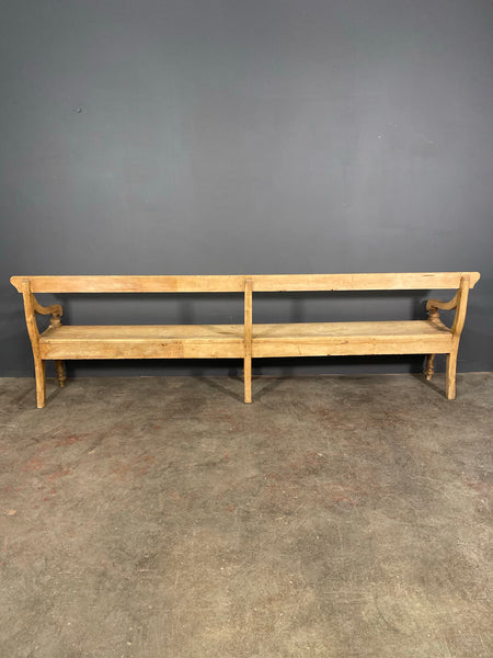 9ft Victorian Pine Bench