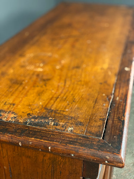 Matching Pair Of Victorian Pitch Pine School Cupboards