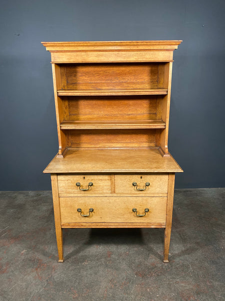 Small Arts And Crafts Honey Oak Dresser By Marsh Jones & Cribb