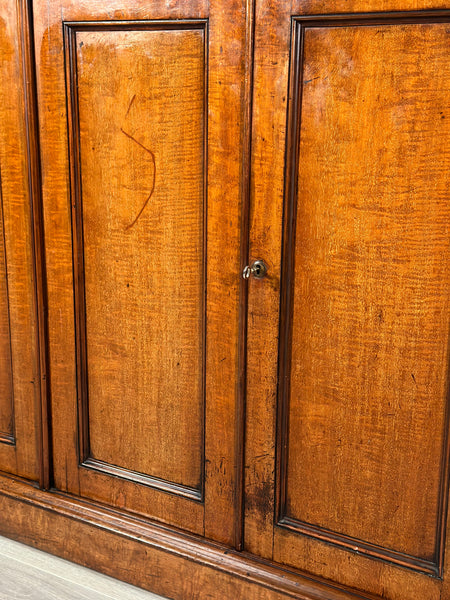 19th Century Figured Mahogany Housekeeper Cupboard