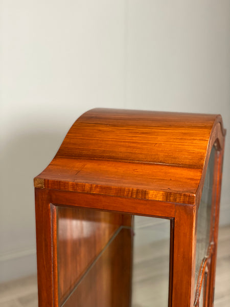 Art Deco Walnut Display Cabinet
