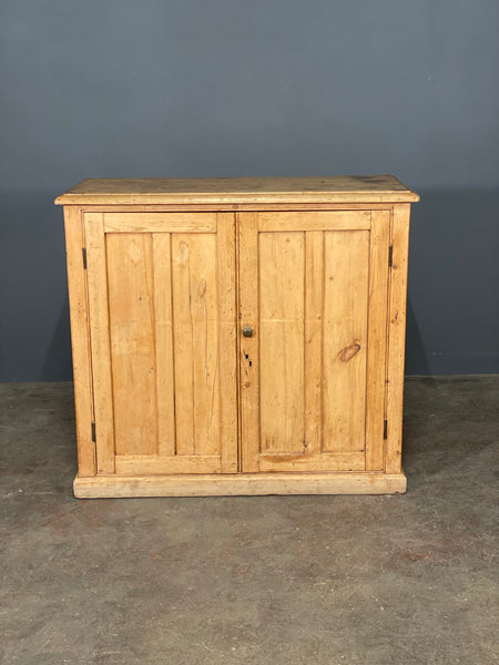 Victorian Pine School Cupboard