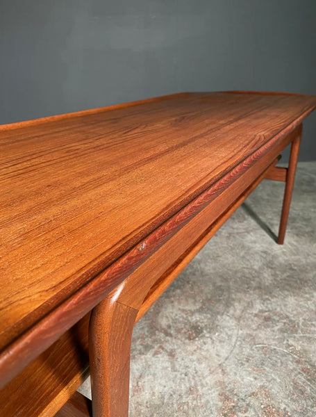 Danish Arne Hovmand Olsen Teak Mid Century Coffee Table