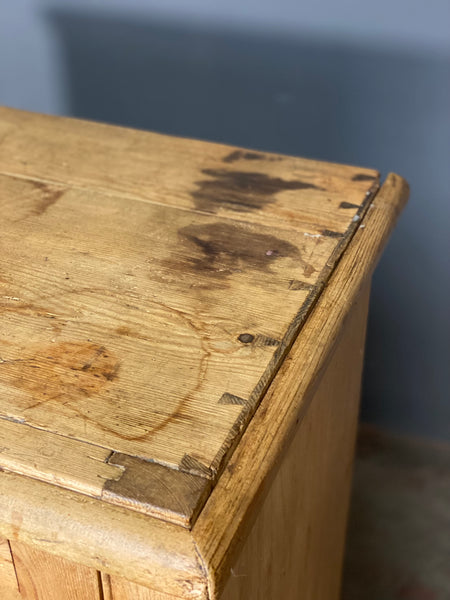 Victorian Pine School Cupboard